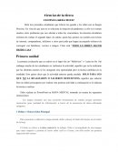 Plan de Ciencias de la tierra