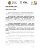 Resumen el hombre y su entorno