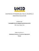 Habilidades Directivas. Técnicas de Negociación