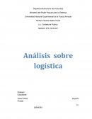 Análisis sobre logística