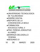 REPORTE DE LA CONVENCION LA MOLE