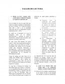 Taller de lectura soluciones de transito