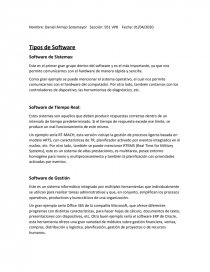 TIPOS DE SOFTWARE. Página 1
