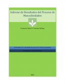 Sistematización Proceso de Masculinidades