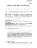 Alianza entre Barceló y Plateno