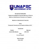 Evaluación financiera de los puestos de Bolsa en R.D