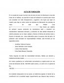 Acta de fundación de Weber Corp S.R.L