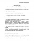 Cuestionario 1. Sociología Jurídica. Definición y características