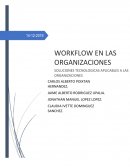 WORKFLOW EN LAS ORGANIZACIONES