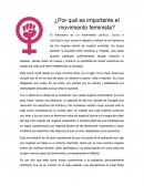 ¿Por qué es importante el movimiento feminista?