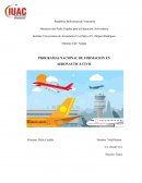 Programas nacional de formación en aeronáutica civil