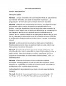 ¿Por qué al hombre se le ocurre filosofar?