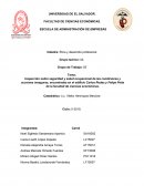 Inspección sobre seguridad y salud ocupacional de las condiciones y acciones inseguras, encontradas en el edificio Carlos Rodas y Felipe Peña de la facultad de ciencias económicas