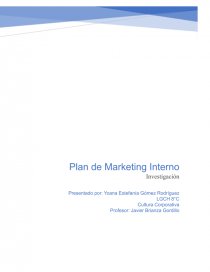 Actividad La importancia del marketing interno en cualquier organización. Página 1