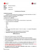 RRHH. Consideraciones Generales