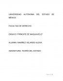 ENSAYO “PRÍNCIPE DE MAQUIAVELO”