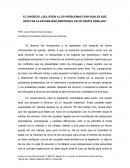 EL DIVORCIO, ¿SOLUCIÓN A LOS PROBLEMAS CONYUGALES QUE AFECTAN LA ESTABILIDAD EMOCIONAL DE UN GRUPO FAMILIAR?