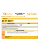SECUENCIA DIDÁCTICA