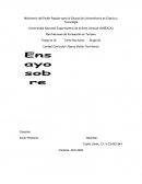 Plan Nacional de Formación en Turismo