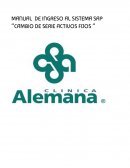 MANUAL DE INGRESO AL SISTEMA SAP “CAMBIO DE SERIE ACTIVOS FIJOS “