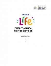 EMPRESA IANSA PUNTOS CRITICOS. Página 1