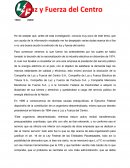 Luz y fuerza del centro