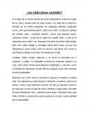 ¿La vida tiene sentido?