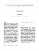 ESTADO DEL DESARROLLO PSICOMOTOR DE LOS USUARIOS DE LOS HOGARES TRADICIONALES