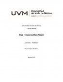 Ética y responsabilidad social . Actividad 2: “Reflexión”