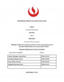 Análisis de la empresa LAIVE en el corto y largo plazo para el producto Manjar Blanco de la marca Bazo Velarde