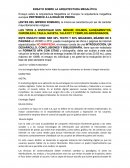 ENSAYO SOBRE LA ARQUITECTURA MEGALÍTICA