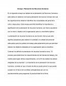 Ensayo planeación de recursos humanos - guía 3