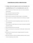 INGIENERIA DE COSTOS Y PRESUPUESTOS