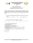 TALLER . NUMEROS REALES, ECUACIONES Y GRÁFICAS