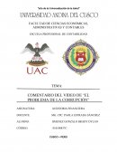 COMENTARIO DEL VIDEO DE “EL PROBLEMA DE LA CORRUPCIÓN”