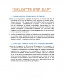 Caso "Deloitte ERP SAP"