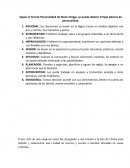 EJEMPLO DE DESARROLLO DE PERSONALIDADES DE MYERS BRIGGS