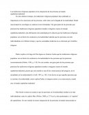 Las tradiciones religiosas populares en la integración de las personas al mundo capitalista-industrial