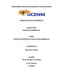 CONCEPTOS BASICOS DE EDUCACION AMBIENTAL