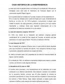 CASA HISTORICA DE LA INDEPENDENCIA