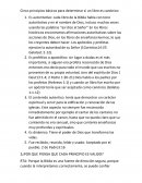 Cinco principios para determinar un libro canonico