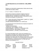 LA RENTABILIDAD DE LOS ACCIONISTAS : GALLARDO S.A