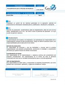 PROCEDIMIENTO PARA ENTREGA Y RECEPCIÓN DE RESIDUOS PELIGROSOS