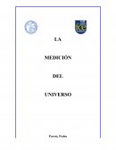 LA MEDICIÓN DEL UNIVERSO