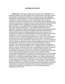 BABY BOOM. INFORME DE GESTIÓN