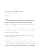 Introducción a la Administración de Prevención de Riesgos