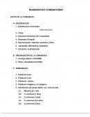 DIAGNOSTICO COMUNITARIO. Aldea Ixtichecan