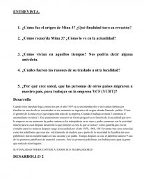 Proyecto Mina. Página 1