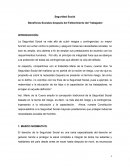 Seguridad Social. Beneficios Sociales después del Fallecimiento del Trabajador