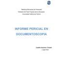 INFORME PERICIAL EN DOCUMENTOSCOPIA